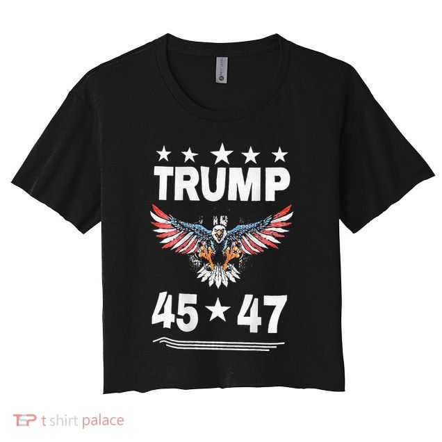 Trump 45 47 Crop Top