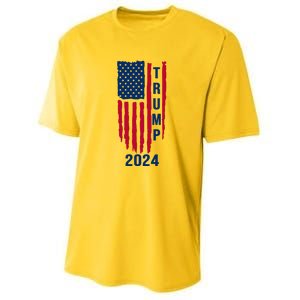 Trump 45 47 2024 Youth Performance Sprint T-Shirt