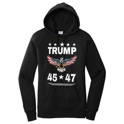 Trump 45 47 Women's Pullover Hoodie