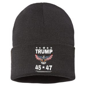 Trump 45 47 Sustainable Knit Beanie