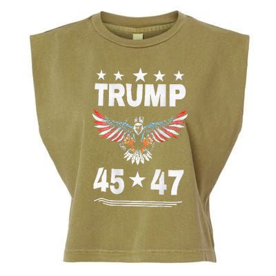 Trump 45 47 Garment-Dyed Women's Muscle Tee