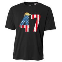 Trump 45 47 2024 President Vintage Cooling Performance Crew T-Shirt