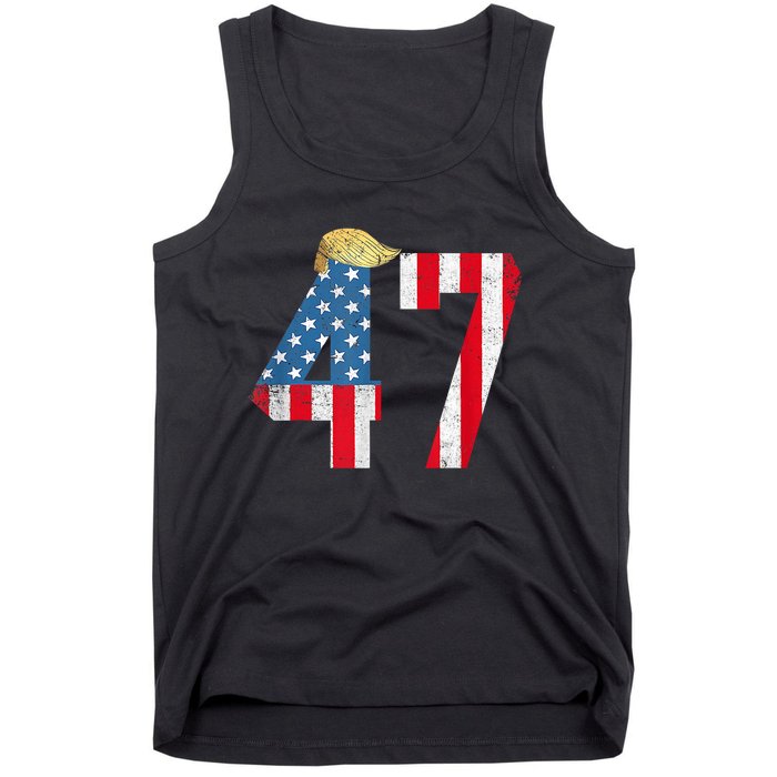 Trump 45 47 2024 President Vintage Tank Top