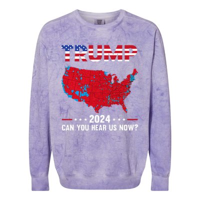 Trump 45 47 Presidential Election Winner Inauguration Colorblast Crewneck Sweatshirt