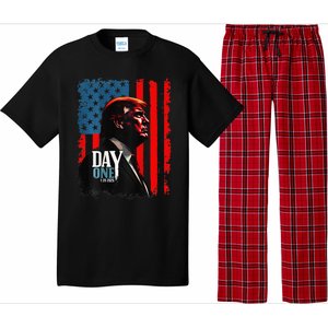 Trump 45 47 [On Back] Day One Trump President Elect Maga Pajama Set