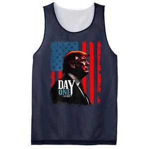 Trump 45 47 [On Back] Day One Trump President Elect Maga Mesh Reversible Basketball Jersey Tank