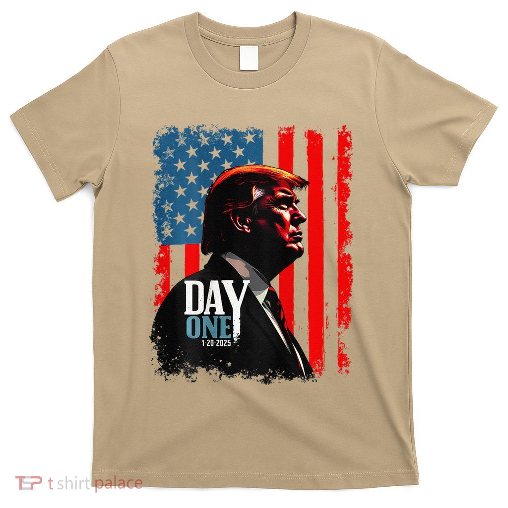 Trump 45 47 [On Back] Day One Trump President Elect Maga T-Shirt