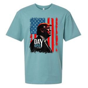 Trump 45 47 [On Back] Day One Trump President Elect Maga Sueded Cloud Jersey T-Shirt