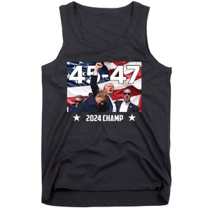 Trump 45 47 2024 Champ Trump Victory Tank Top