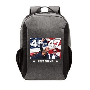 Trump 45 47 2024 Champ Trump Victory Vector Backpack