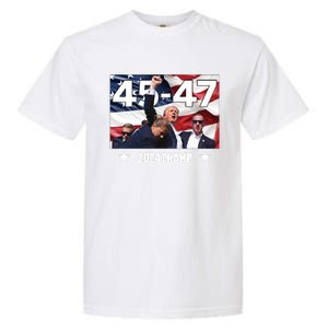 Trump 45 47 2024 Champ Trump Victory Garment-Dyed Heavyweight T-Shirt