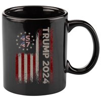 Trump 45/47 American Flag 2024 11oz C Handle Ceramic Mug