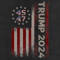 Trump 45/47 American Flag 2024 11oz C Handle Ceramic Mug