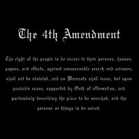 The 4th Amendment, Freedom U.s. Constitution Button