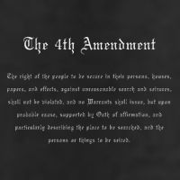 The 4th Amendment, Freedom U.s. Constitution Large Microfiber Waffle Golf Towel
