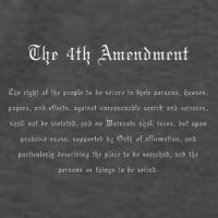 The 4th Amendment, Freedom U.s. Constitution Vector Backpack