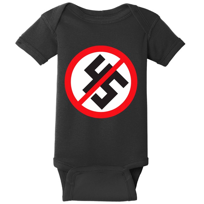 Trump 45 Anti Fascism Baby Bodysuit