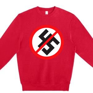 Trump 45 Anti Fascism Premium Crewneck Sweatshirt