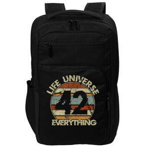 The 42 Answer To Life The Universe And Everything Impact Tech Backpack