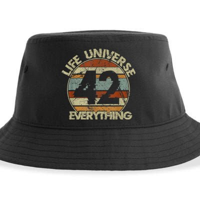 The 42 Answer To Life The Universe And Everything Sustainable Bucket Hat