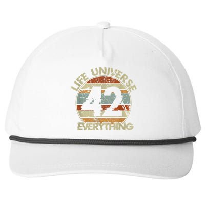 The 42 Answer To Life The Universe And Everything Snapback Five-Panel Rope Hat