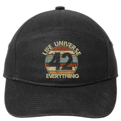 The 42 Answer To Life The Universe And Everything 7-Panel Snapback Hat