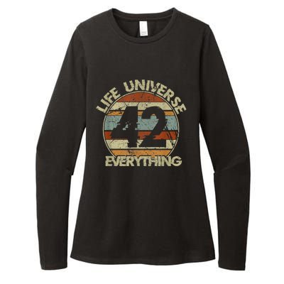 The 42 Answer To Life The Universe And Everything Womens CVC Long Sleeve Shirt