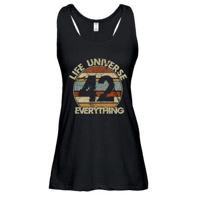 The 42 Answer To Life The Universe And Everything Ladies Essential Flowy Tank