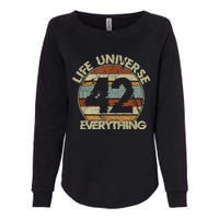 The 42 Answer To Life The Universe And Everything Womens California Wash Sweatshirt