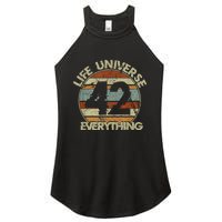 The 42 Answer To Life The Universe And Everything Women's Perfect Tri Rocker Tank