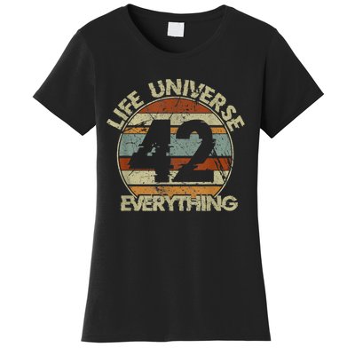 The 42 Answer To Life The Universe And Everything Women's T-Shirt