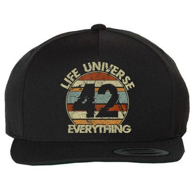 The 42 Answer To Life The Universe And Everything Wool Snapback Cap