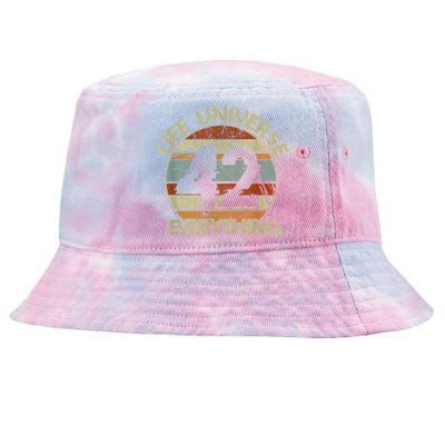 The 42 Answer To Life The Universe And Everything Tie-Dyed Bucket Hat