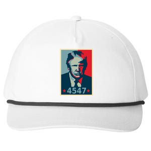 Trump 45th And 47th President Election 2024 Donald Trump Gift Snapback Five-Panel Rope Hat