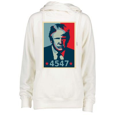 Trump 45th And 47th President Election 2024 Donald Trump Gift Womens Funnel Neck Pullover Hood