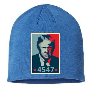 Trump 45th And 47th President Election 2024 Donald Trump Gift Sustainable Beanie