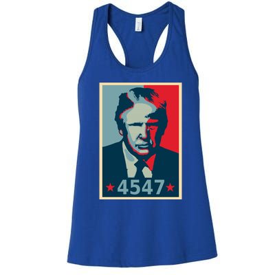 Trump 45th And 47th President Election 2024 Donald Trump Gift Women's Racerback Tank