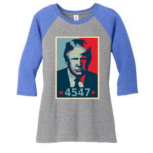 Trump 45th And 47th President Election 2024 Donald Trump Gift Women's Tri-Blend 3/4-Sleeve Raglan Shirt