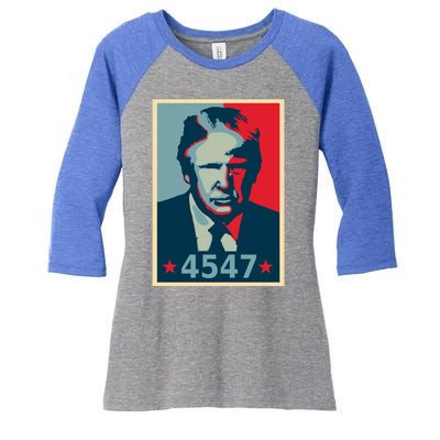 Trump 45th And 47th President Election 2024 Donald Trump Gift Women's Tri-Blend 3/4-Sleeve Raglan Shirt