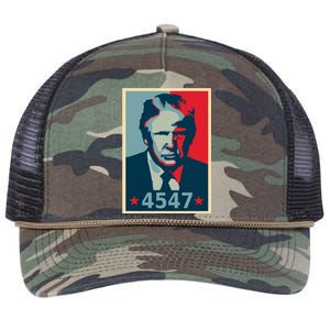 Trump 45th And 47th President Election 2024 Donald Trump Gift Retro Rope Trucker Hat Cap