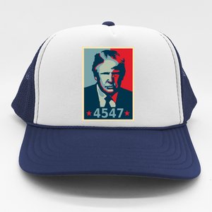 Trump 45th And 47th President Election 2024 Donald Trump Gift Trucker Hat