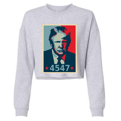 Trump 45th And 47th President Election 2024 Donald Trump Gift Cropped Pullover Crew