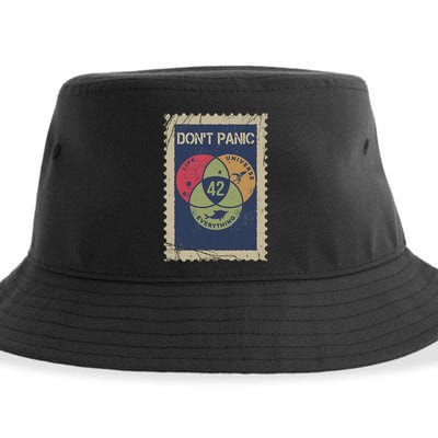 The 42 Answer To Life The Universe And Everything Postage Sustainable Bucket Hat