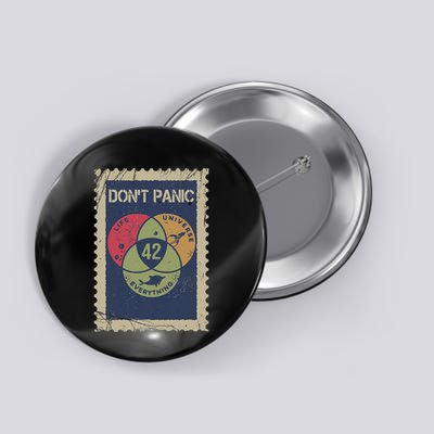 The 42 Answer To Life The Universe And Everything Postage Button