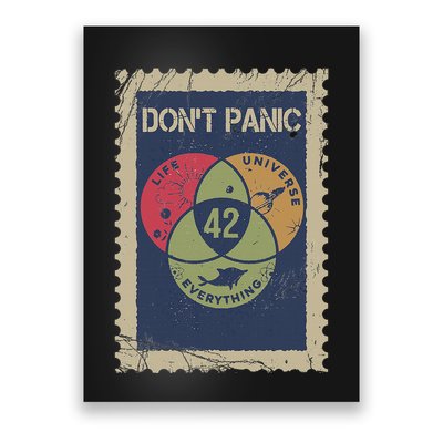 The 42 Answer To Life The Universe And Everything Postage Poster