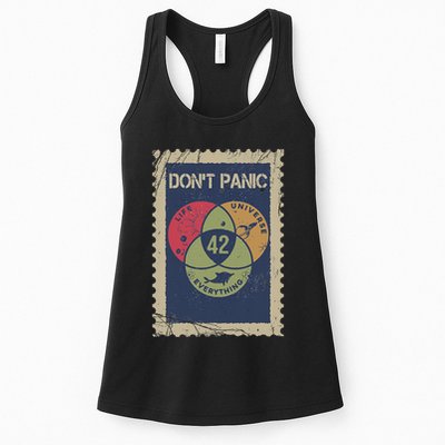 The 42 Answer To Life The Universe And Everything Postage Womens Tank Top