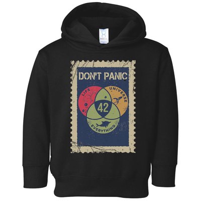 The 42 Answer To Life The Universe And Everything Postage Toddler Hoodie