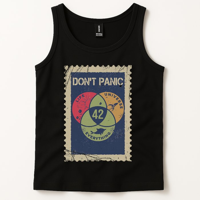 The 42 Answer To Life The Universe And Everything Postage Tank Top