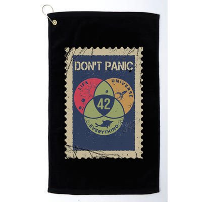 The 42 Answer To Life The Universe And Everything Postage Golf Towel