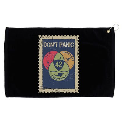 The 42 Answer To Life The Universe And Everything Postage Grommeted Golf Towel